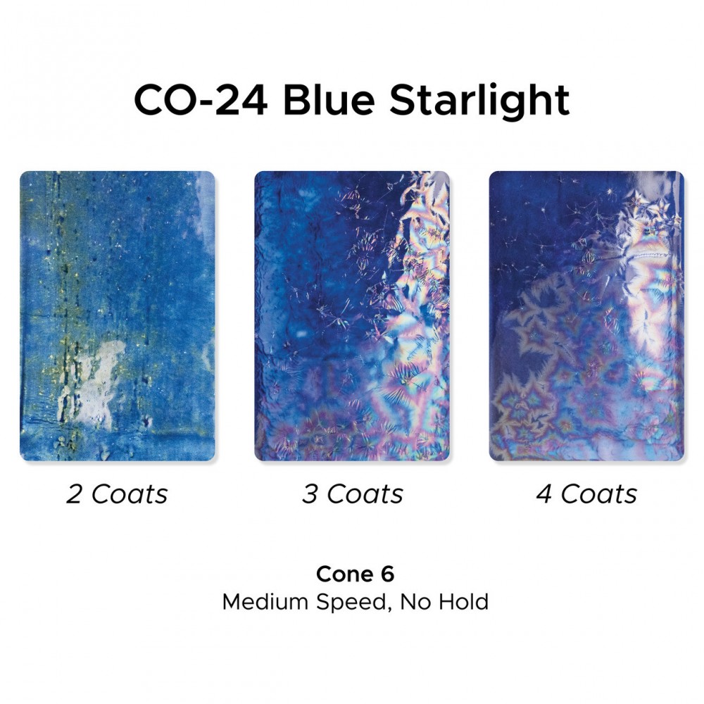 Blue Starlite - 16-oz Amaco Cosmos Mid Range Glaze
